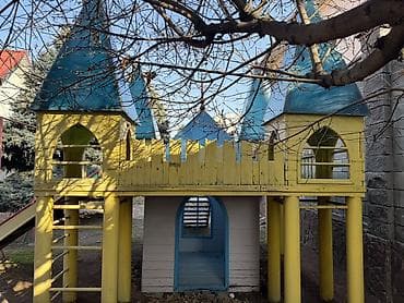 машина домик: Детский уличный игровой комплекс «Замок» - Тематика: сказочный замок — 3