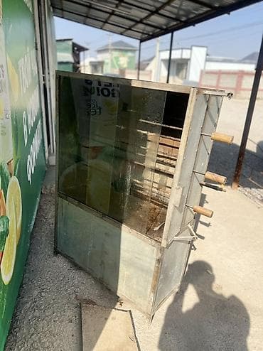 Ротационный гриль/шаурма-аппарат для жарки мяса на шампурах. -