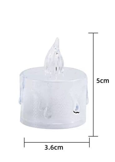 набор инструментов на батарейках: LED-свечи-таблетки с имитацией пламени - Тип: декоративные — 2