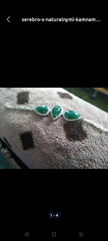 набор пандора: 925 серебро с натуральными камнями, эксклюзив черные серьги топаз — 7