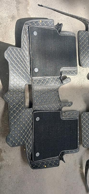 3D Экокожа Полики Для салона Toyota, цвет - Черный, Б/у, Бесплатная доставка — 2