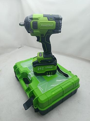 Аккумуляторный ударный гайковерт SHUTOKO 21V (бесщеточный) в кейсе - — 1