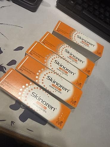 репейное масло: Скинорен крем 20% (азелаиновая кислота) — туба 30 г. Описание: - — 2