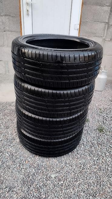 r18 22545: Комплект летних шин, 4 шт.17-размера,225/45.Отличном состоянии.90 — 2