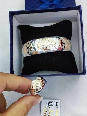 свадебные платья от производителя: Серебряный Билерик+ кольцо Серебро напыление золото 925 пробы — 3