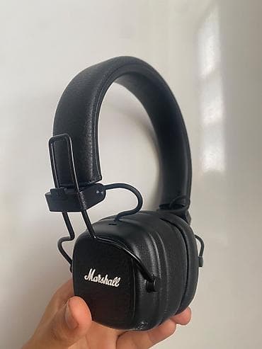 пк цены: Беспроводные накладные наушники, Marshall, Б/у — 6