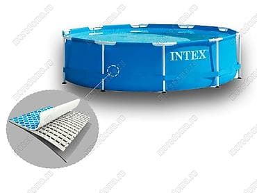 Спорт жана хобби: Каркасный бассейн Intex - Тип: круглый каркасный бассейн для — 7