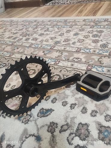 крыло велосипед: Звезда на 40 зубцов педаль не скользящая — 1