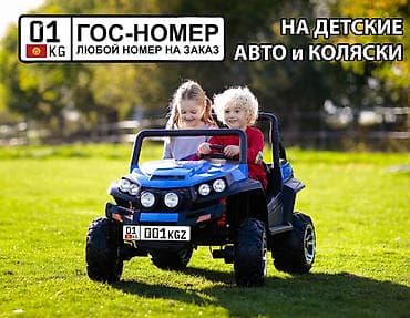 Индивидуальный Гос-Номер для детского авто или коляски с Вашим текстом