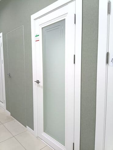 строительные магазины рядом: Ички эшик айнек менен, МДФ, Боёлгон, Россия, түсү - Ак, Күрөң, Боз, 20002200 * x 8696 см, Жаңы — 45