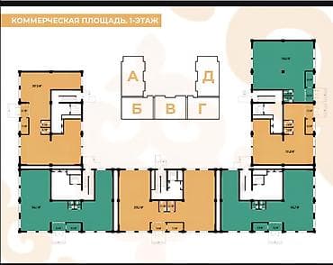 одна ком: 1 комната, 78 м², Индивидуалка, 7 этаж, Готовая ПСО (под самоотделку) — 9