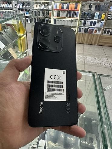 Redmi, Redmi Note 14, Б/у, 128 ГБ, цвет - Черный, 2 SIM — 1
