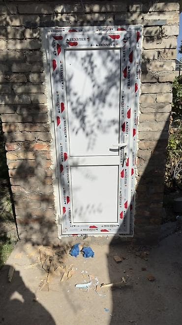 Строительство под ключ: Пластиковая дверь на заказ, Входная, Для частного дома, Другое количество створок, Распашная, Узбекистанская, Бесплатный замер — 9