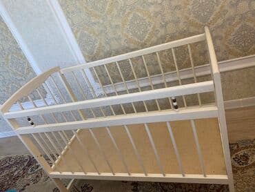 купить бу кровать: Очень легкая и мобильная модель. Кроватка имеет 2 положения высоты — 1