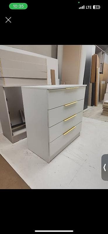 Комоды для одежды: Комод для одежды, Новый, Без зеркала, ЛДСП, цвет - Бежевый, Платная доставка — 5