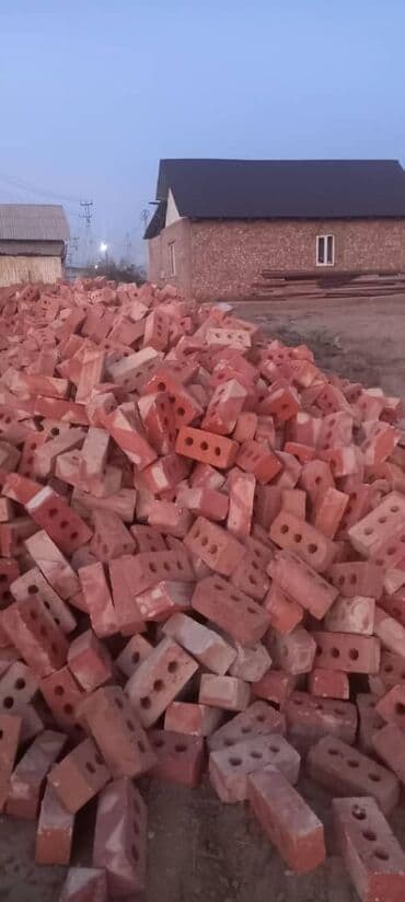 Полнотелый, таблетка, Жженый кирпич, Полублок, 250×120×90 at lalafo.kg Полнотелый, таблетка, Жженый кирпич, Полублок, 250×120×90