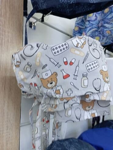 Тонометры: Медицинские чепчики Best quality Made in Turkey С принтами С — 2