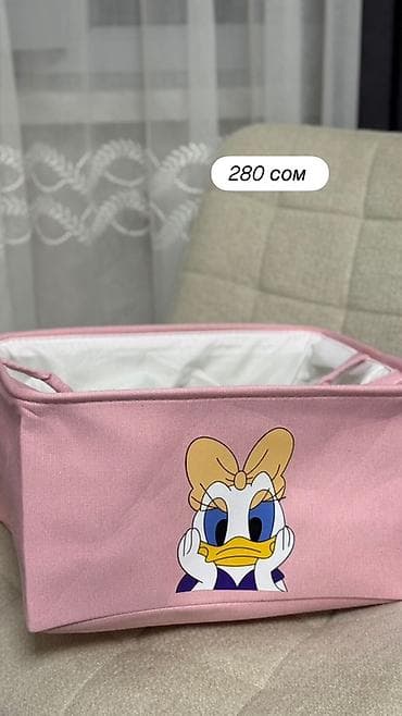 корзинка для игрушек: Корзина для вещей, цвет - Голубой — 3