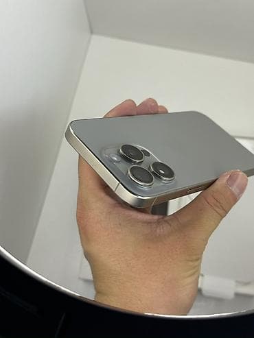 Техника жана электроника: IPhone 15 Pro, Колдонулган, 256 ГБ, Natural Titanium, Куту, 88 % — 8