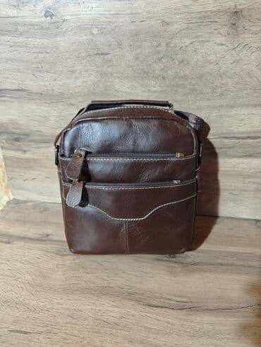 Барсетка, Материал: Натуральная кожа, Новый