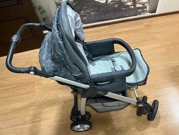 прогулочные коляски с рождения: Коляска, Б/у — 6