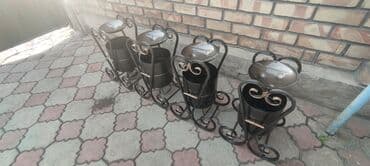 мусорные баки железные: Материал: Металл, 12 л — 1