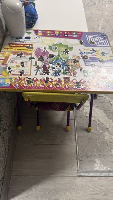 кухня детская цена: Детский развивающий комплект: складной столик со стульчиком «Фиксики» — 4