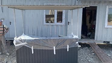 pro group: Уличный торговый киоск/барная стойка с крышей - Конструкция: сварной — 1