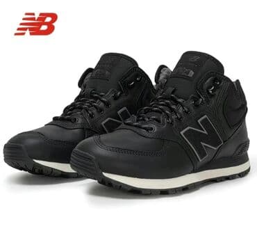 большие размеры женской обуви: Мужские кроссовки, 42, New Balance, Новый, цвет - Черный, Бесплатная доставка — 2