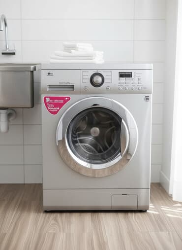 стиральная машина lg direct drive 7 кг: Стиральная машина LG, Автомат, До 6 кг, Узкая — 1