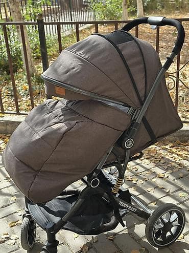 сумка каляска: Коляска, цвет - Коричневый, Б/у — 1