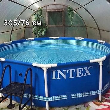Спорт и отдых: Каркасный круглый бассейн INTEX - Диаметры/высота: 366×76 см и 305×76 — 2