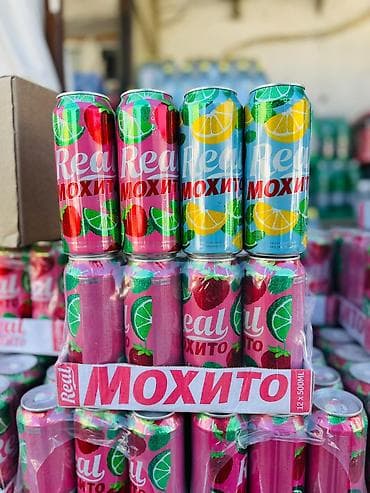 детокс чай: Real Мохито — безалкогольные газированные напитки в жестяных банках — 1