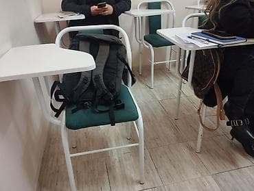 Офис столдору: Кеңсе үчүн үстөл, Жөндөлбөй турган, түсү - Күрөң, Бурчтуу, ЛДСП — 2