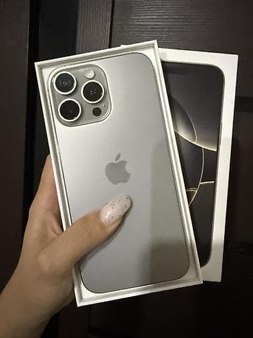 ipad m: IPhone 16 Pro Max, Б/у, 256 ГБ, Серебристый, Коробка, 92 % — 1
