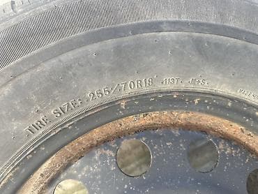 275 70: Колеса в сборе 255 / 70 / R 18, Всесезонная, Внедорожные (АТ/МТ), Железные — 1