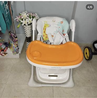 детские коляски zippy type 1: Детский стульчик для кормления Mothersbaby - Удобный высокий стул с — 4