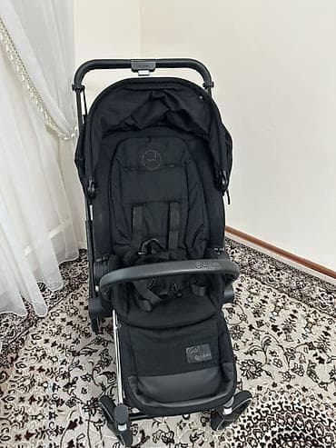 Коляскалар: Балдар арабасы, Cybex, түсү - Кара, Колдонулган, Өзү алып кетүү — 2