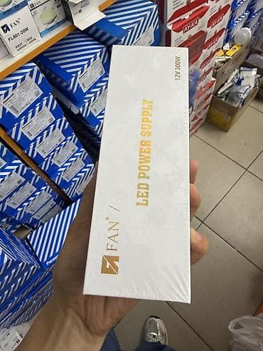 Блок питания для светодиодных лент FAN, 12V 300W. Основные