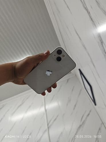 watch 11: IPhone 13, Б/у, 128 ГБ, Белый, Чехол, 84 % — 1