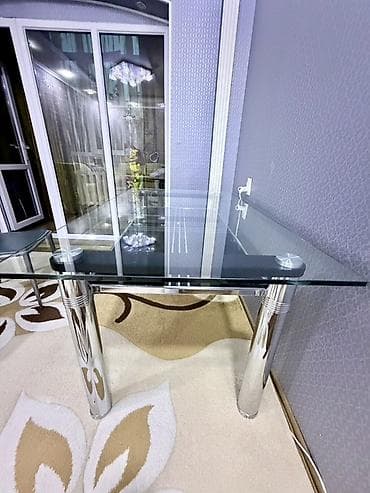 бильярдный стол трансформер: Стеклянный обеденный/журнальный стол в современном стиле - — 4