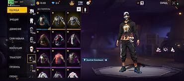 ювелирный магазин: Игровой аккаунт Free Fire Основные параметры: - Уровень аккаунта: 65 — 7