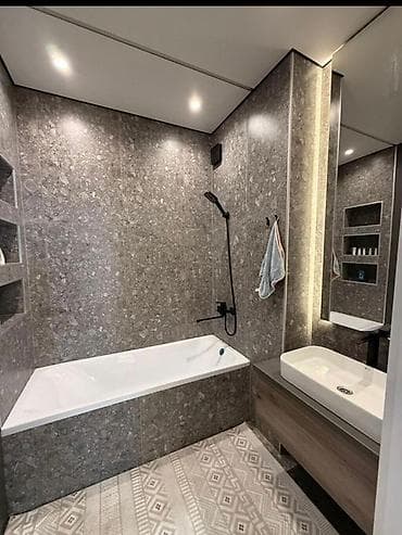 домики с бассейном: 2 комнаты, 75 м², Элитка, 12 этаж, Дизайнерский ремонт — 8