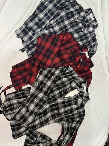 платья длинная: Женские рубашки и футболки - Рубашки в клетку с воротником и длинным — 2