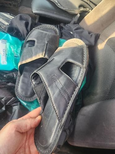 польские сандали: Мужские кожаные шлёпанцы Josef Seibel Новые. не подошёл размер — 4