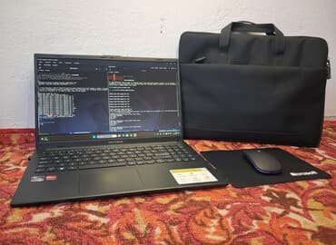 кухонная бытовая техника: Ноутбук, Asus, 16 ГБ ОЗУ, AMD Ryzen 5, 15.6 ", Б/у, Для несложных задач, память SSD — 2