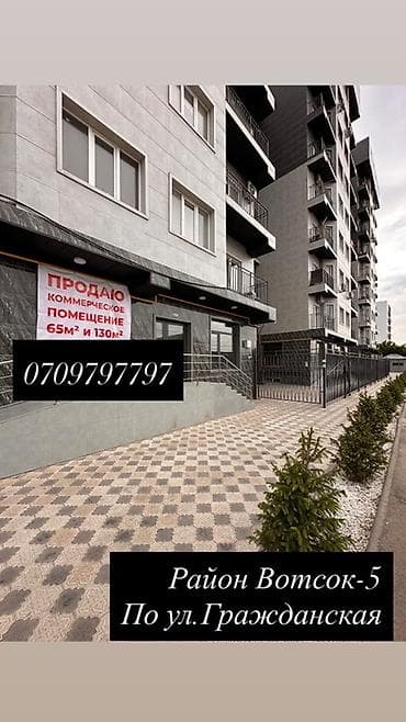 Коммерческие помещения на продажу в современном жилом комплексе. -