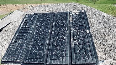 распашные варота: Формы для заборов и ограждений — 6