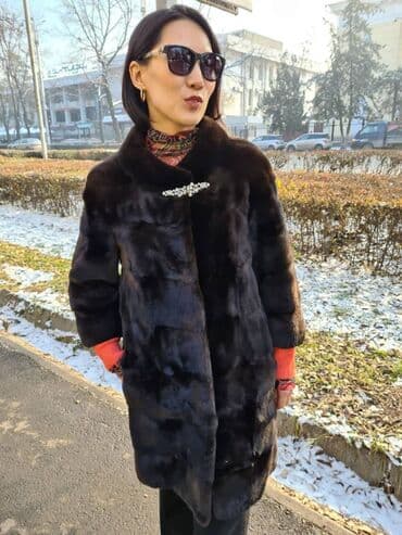 Спецодежда: Шуба, Норка, По колено, M — 1