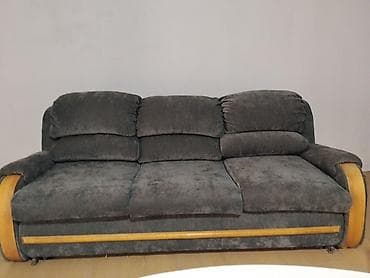 мебель в зал: Прямой диван, Новый — 1